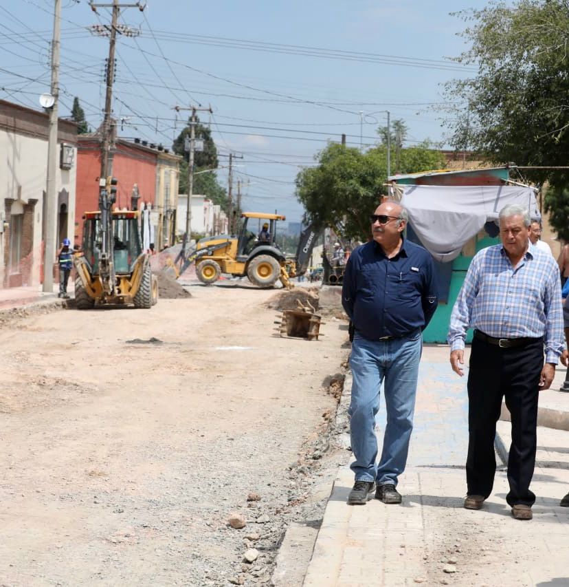 Supervisa alcalde rehabilitación de la calle General Cepeda