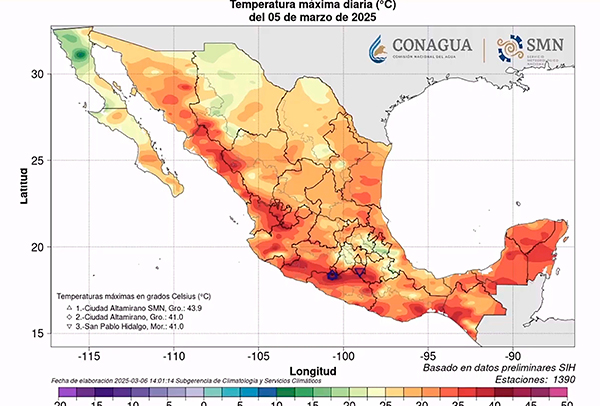 Altera el calentamiento global temporalidad de las ondas de calor