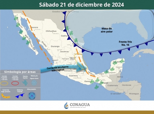 Llegarán lluvias y descenso de temperatura por nuevo frente frío en Coahuila